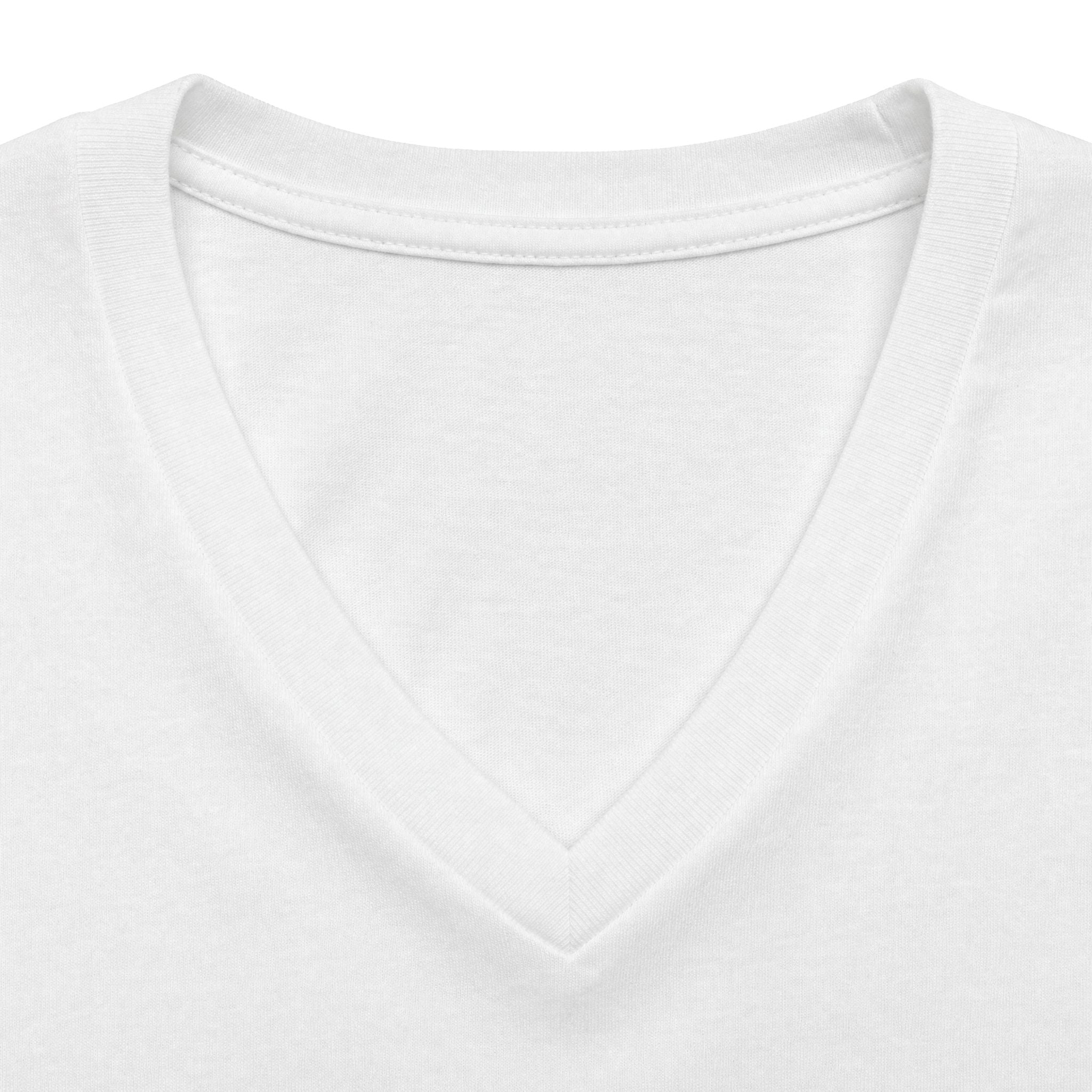 Women's V-Neck Tee - 'Wildly Hopeful' Floral Graphic