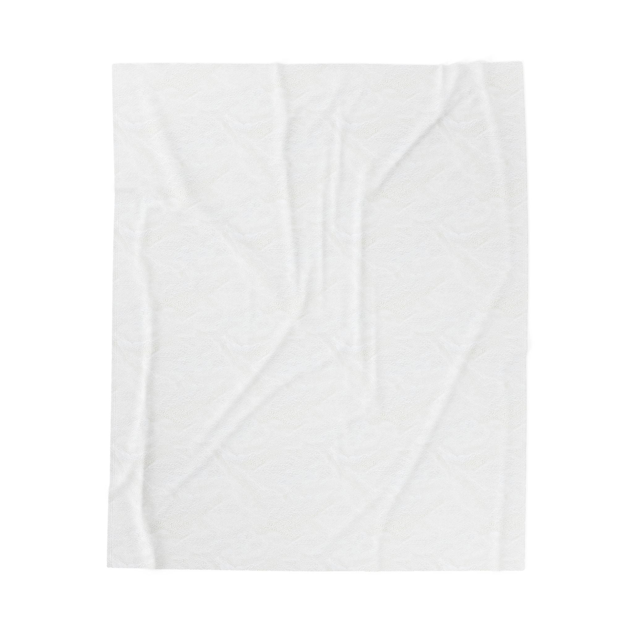 Velveteen Plush Blanket — "Wildly Hopeful" Floral Throw Blanket